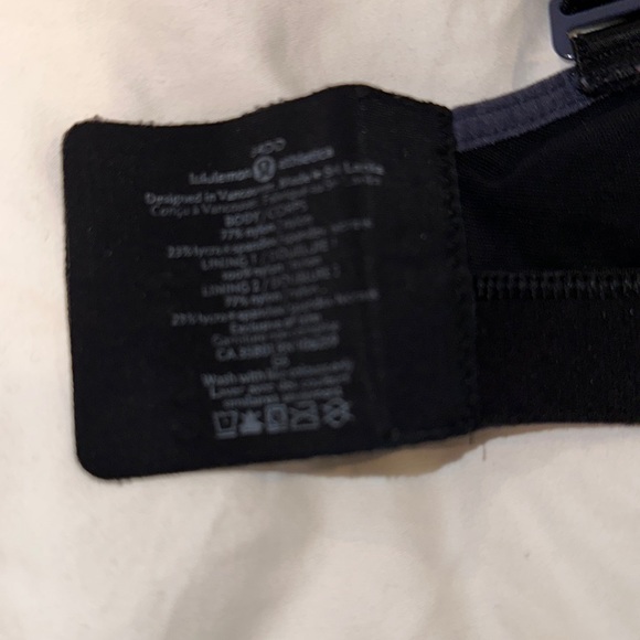 Lululemon Running Bras- size 34DD, lightly worn, excellent condition, $29 each - Picture 2 of 4